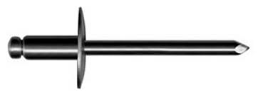 POP RIVET ALU/ALU 1/8 X .063-.125 GRIP LARGE FLANG