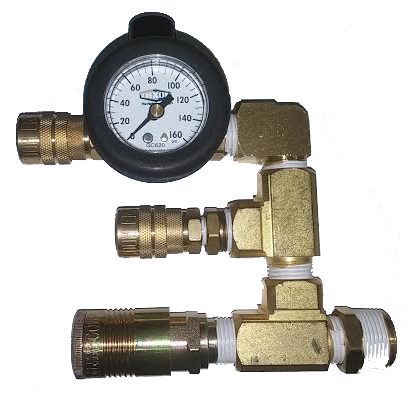 AIR COUPLER SET-UP FOR COMPRSSOR W/ REGULATOR