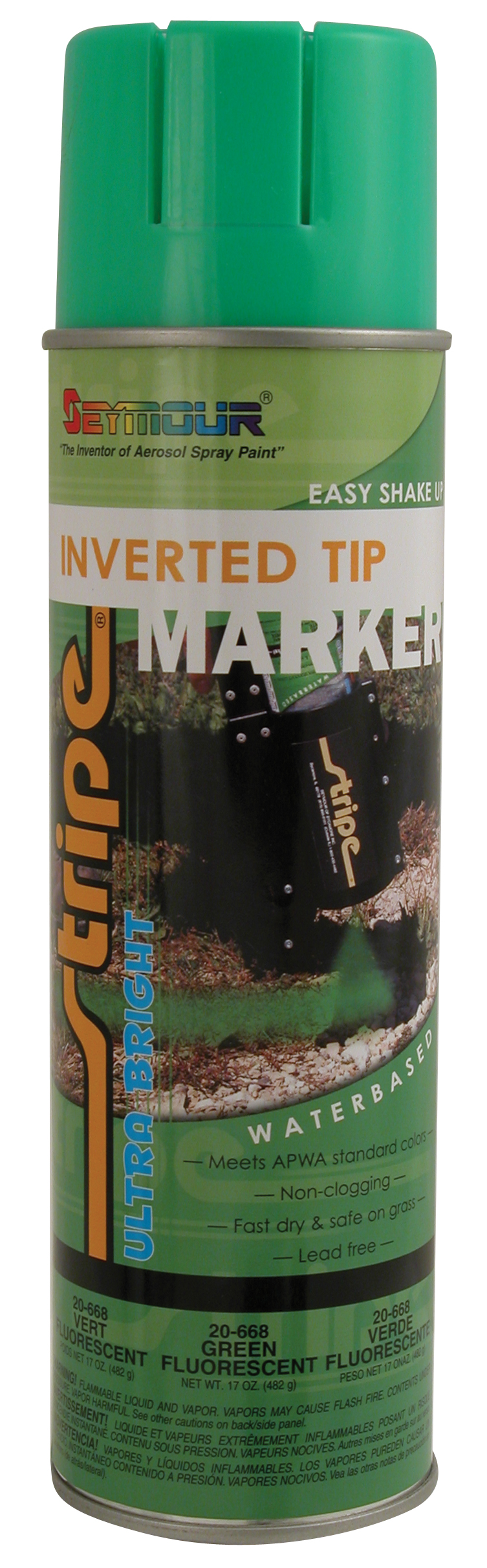 PAINT UPSIDE DOWN FLOURESCENT GREEN