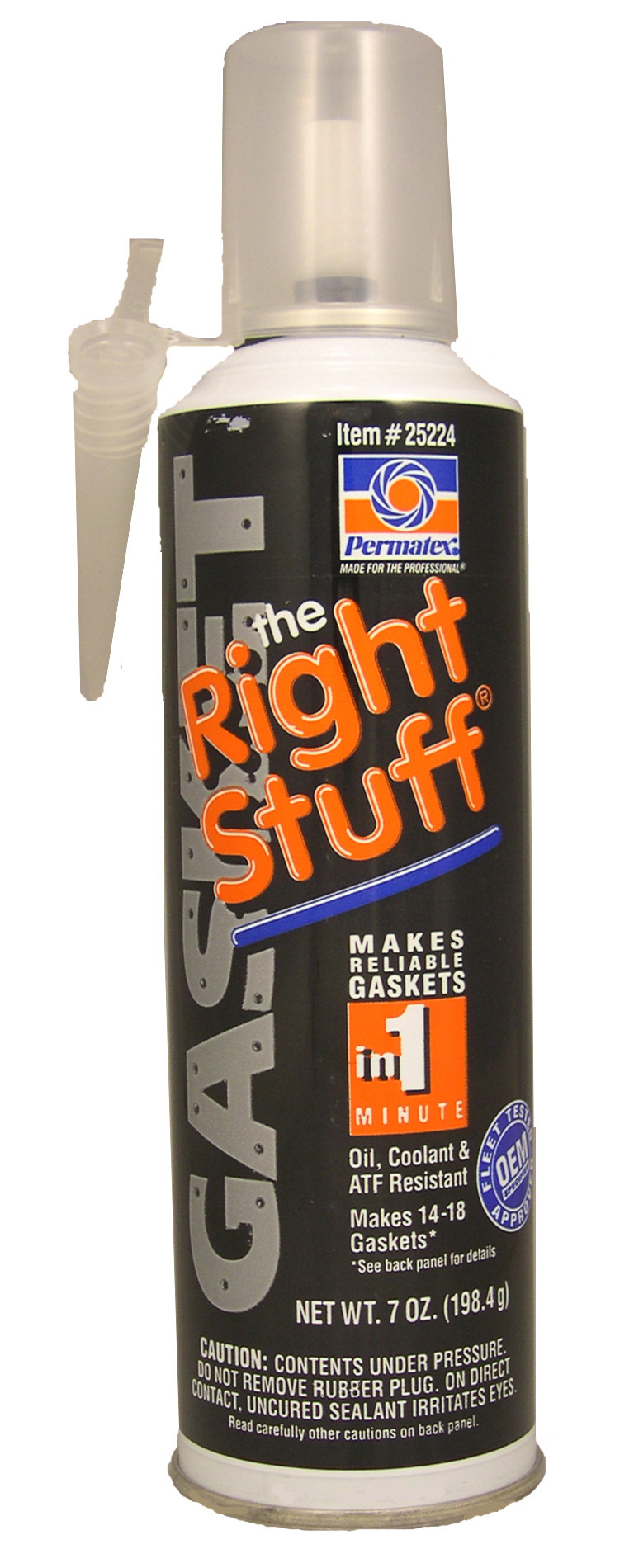 RTV GASKET MAKER L/V AUTOMATIC TRIGGER CAN  THE RIGHT STUFF 7OZ