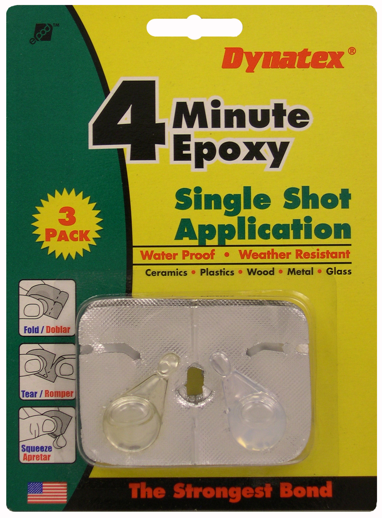 4 MINUTE EPOXY SINGLE SHOT 3 PACK