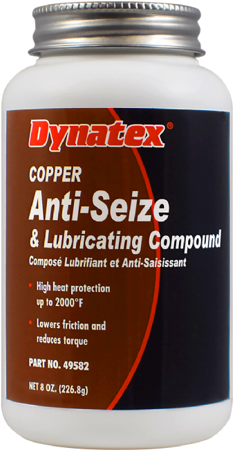 ANTI SEIZE BRUSH TOP 8 OZ. BOTTLE COPPER