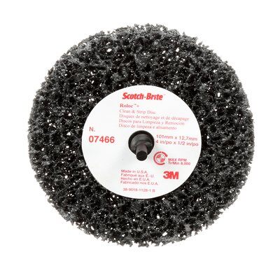 ROLOC CLEAN &amp; STRIP DISCS - 4" X 1/2 3M-7466