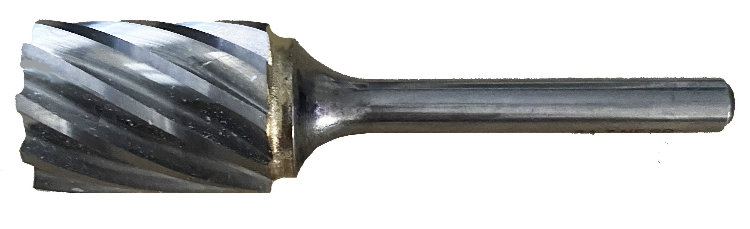 CARBIDE BURR, CYLINDER  1/4 X 3/4 X 1" DBL CUT NO END CUT