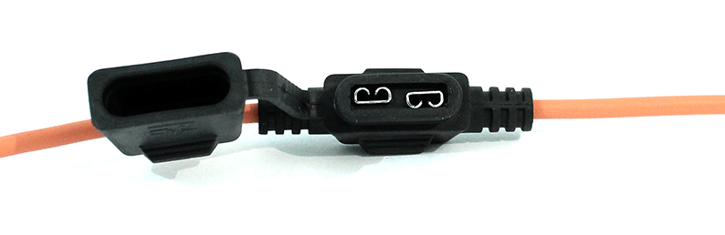 FUSE HOLDER INLINE ATO/ATC ORANGE 4 12GA LEADS