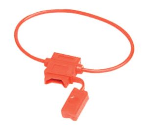 14 GAUGE INLINE ATC/ATO HEAVY DUTY FUSE HOLDER W/COVER