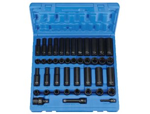 3/8" DR STANDARD AND DEEP LENGTH IMPACT SET