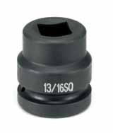 1" DRIVE X 13/16" SQUARE - 4 POINT