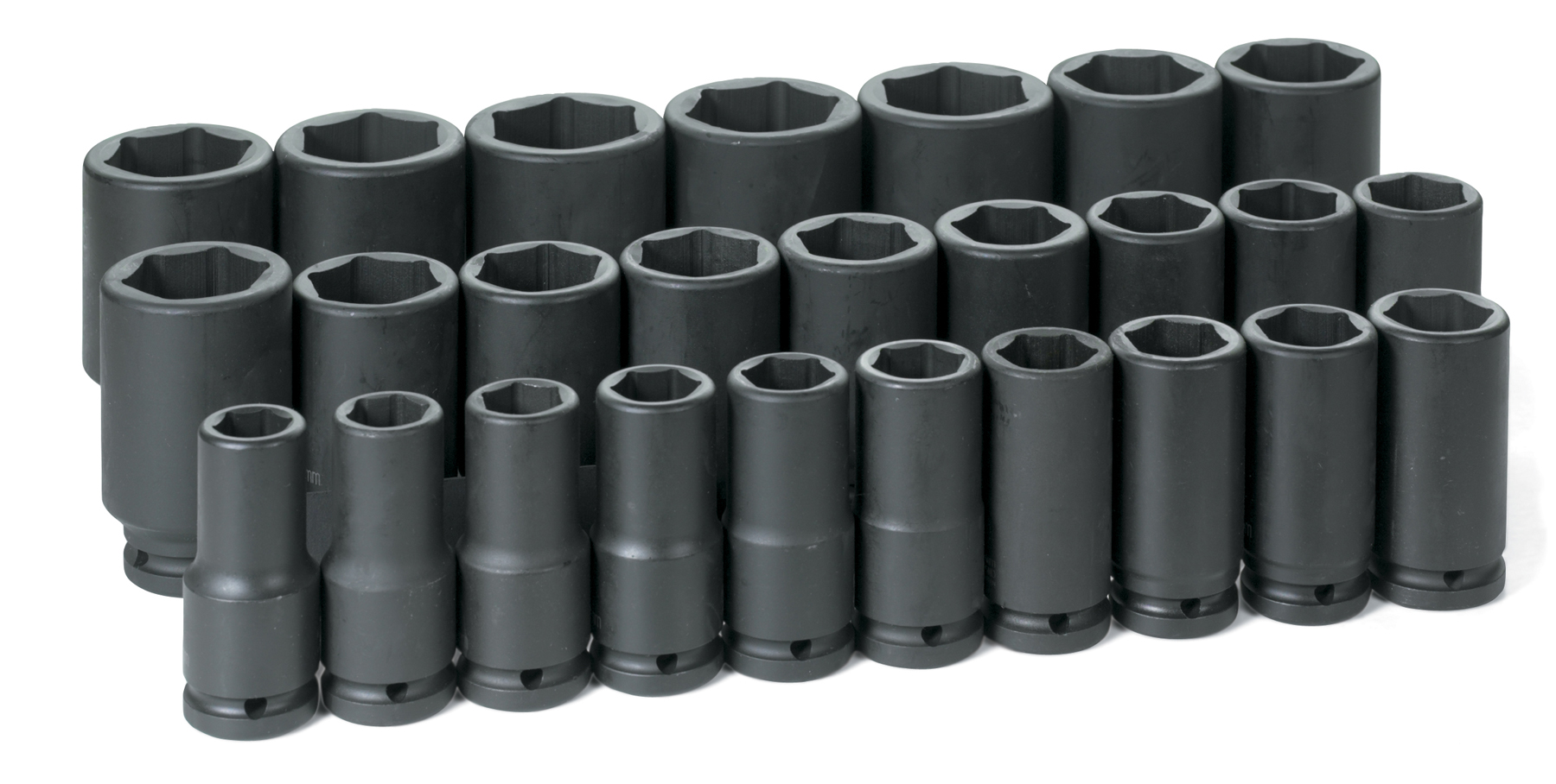 3/4" DR. 26 PIECE DEEP METRIC MASTER SET 19-50MM