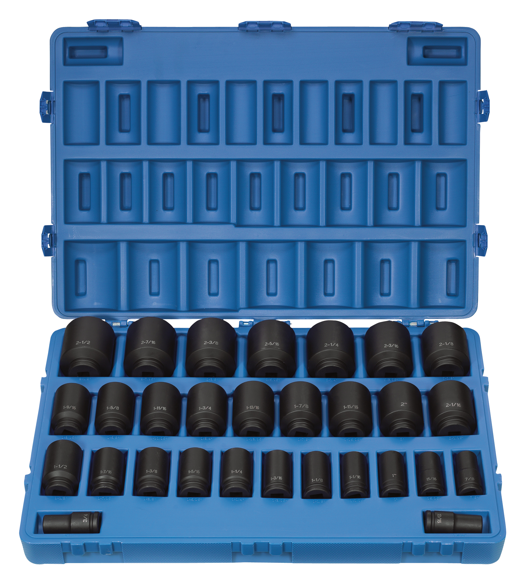 3/4" DR. 29 PIECE DEEP FRACT. MASTER SET 3/4-2-1/2"