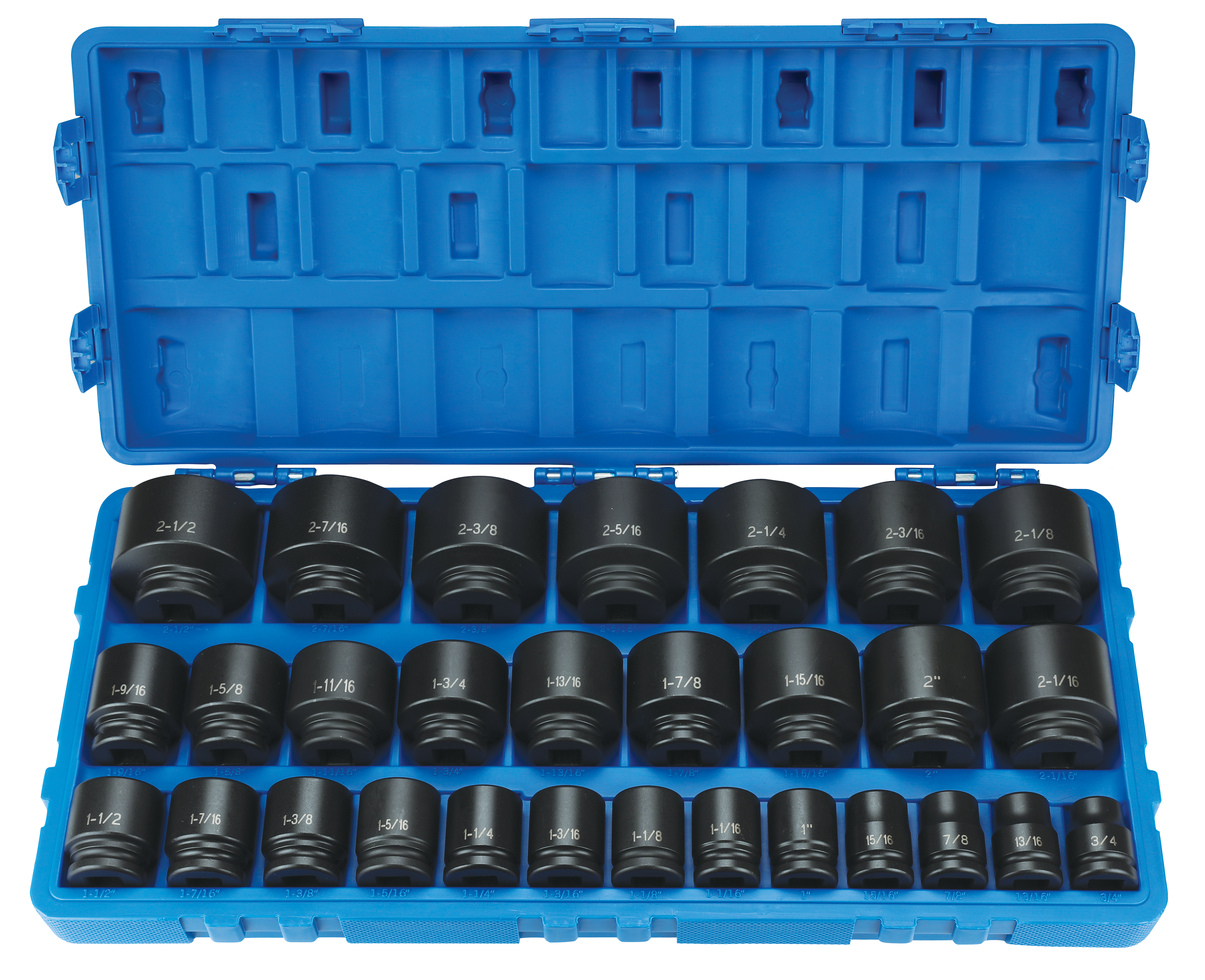 3/4" DR. 29 PIECE FRACT. MASTER SET 3/4-2-1/2"