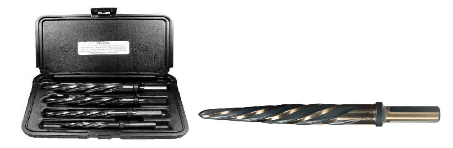 CAR REAMER SET W/ 3 FLAT SHANK &amp; SUPER PREMIUM FAST SPIRAL