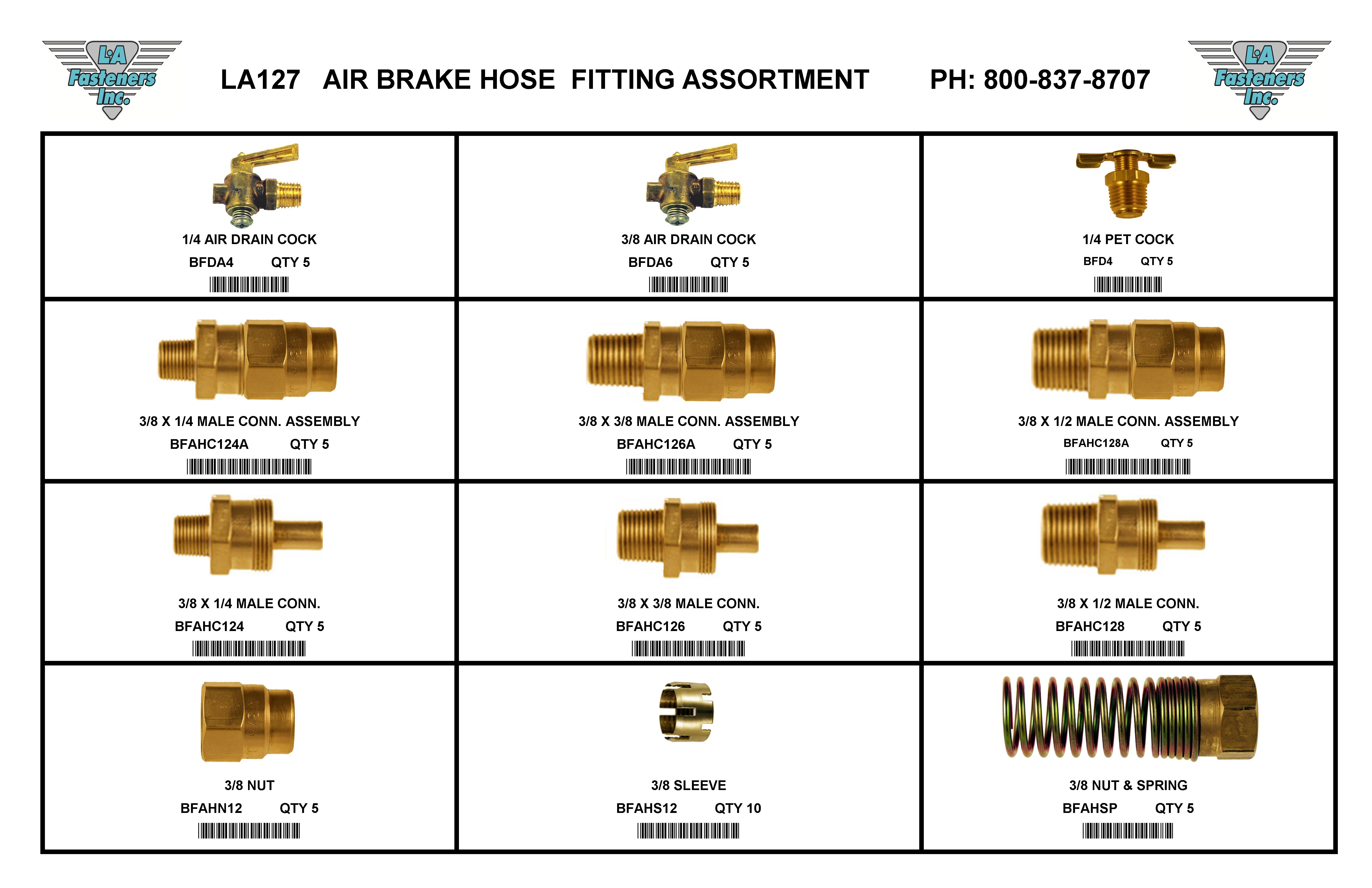 ASSORTMENTS-AIR HOSE &amp; VALVE