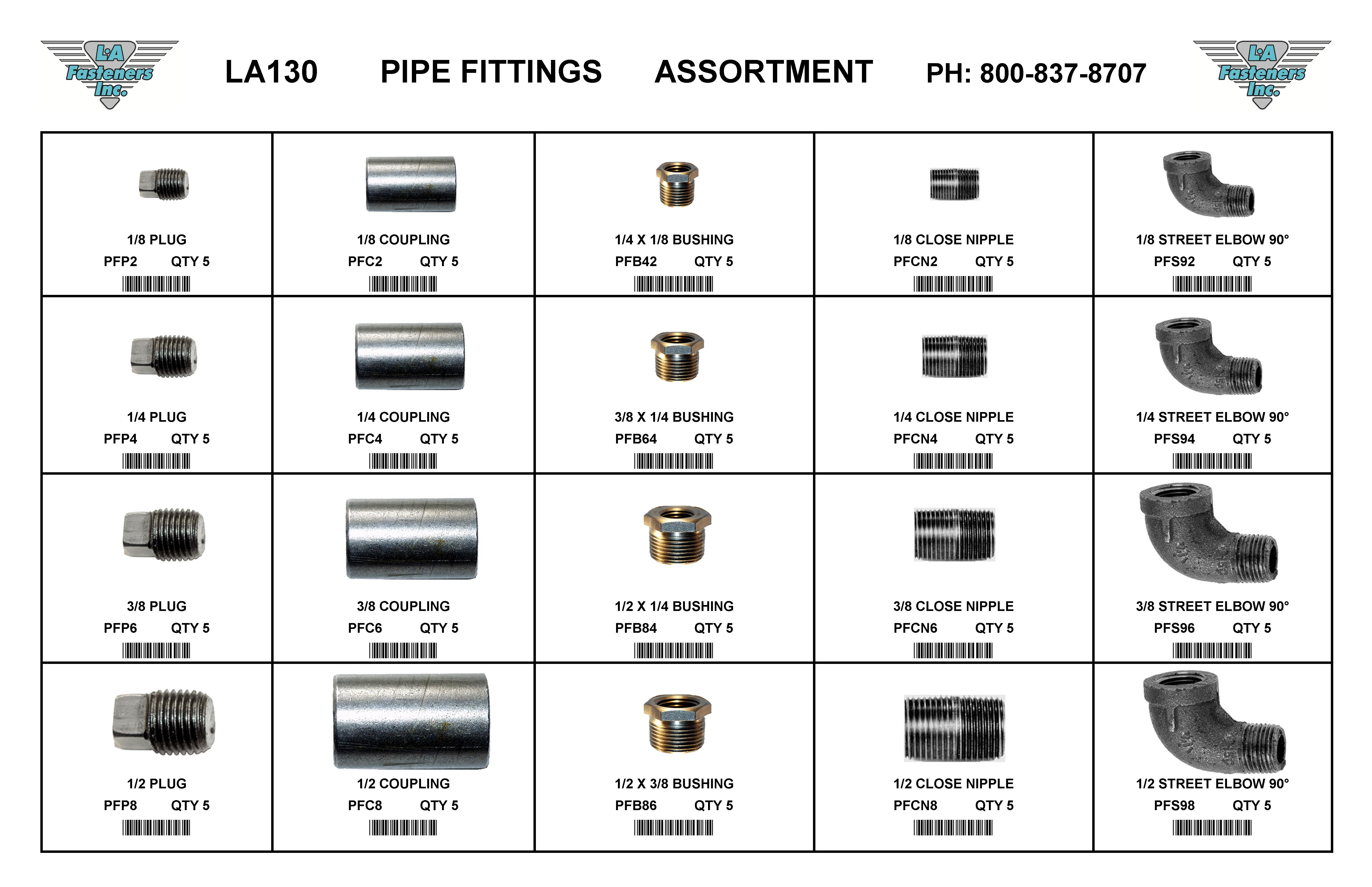 ASSORTMENTS-PIPE FITTING