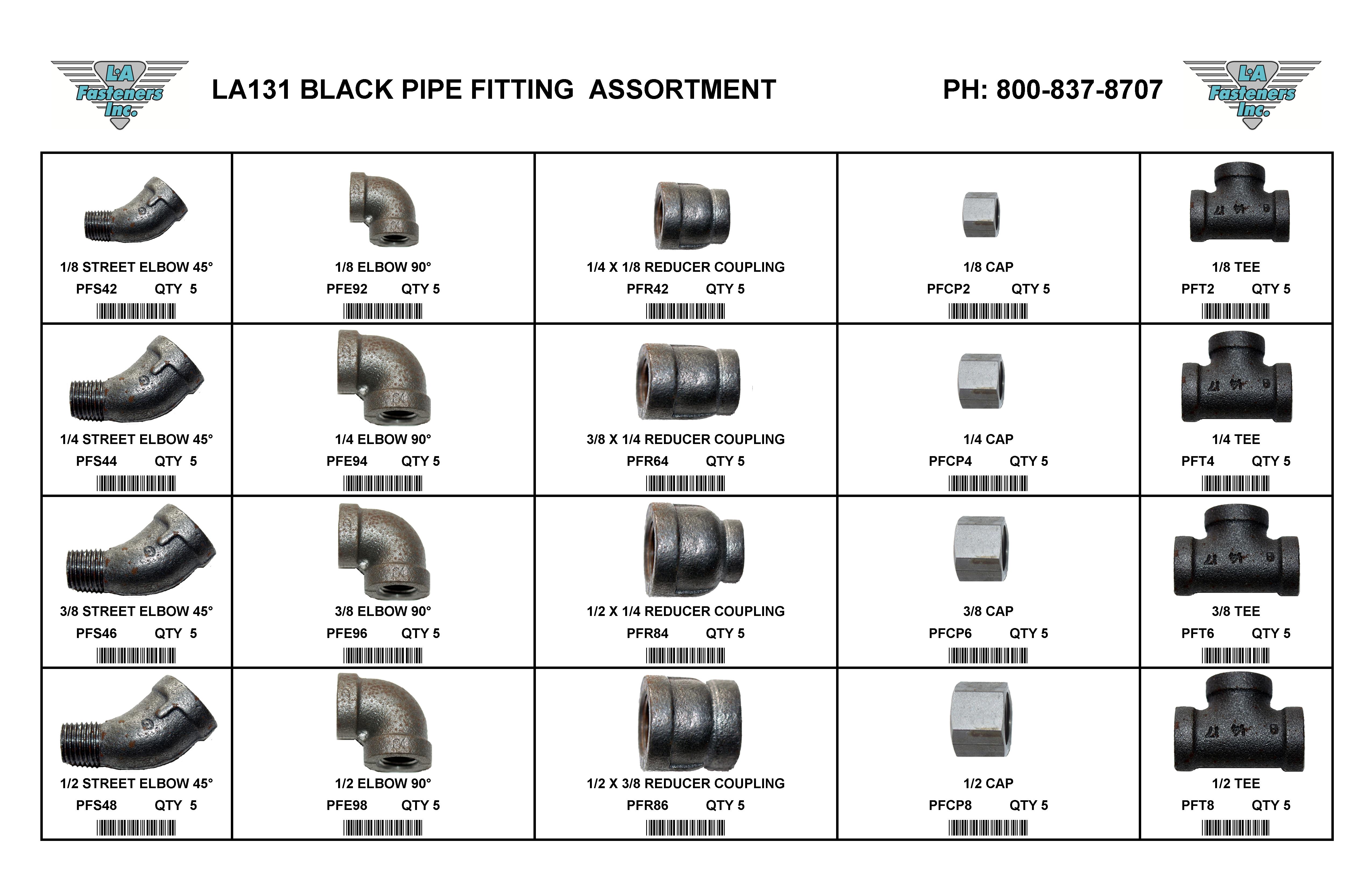 ASSORTMENTS-PIPE FITTING