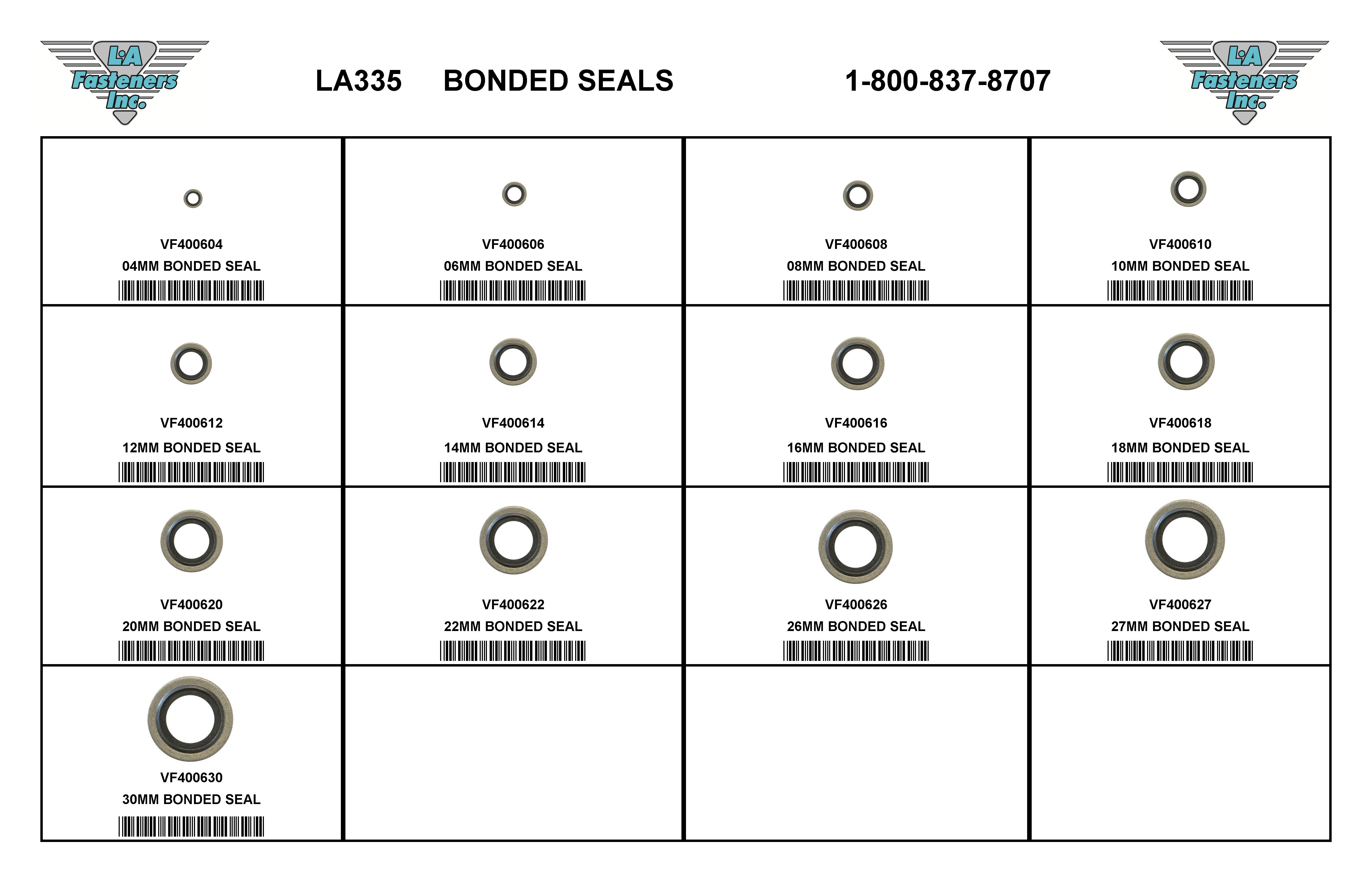 ASSORTMENTS-BONDED SEAL