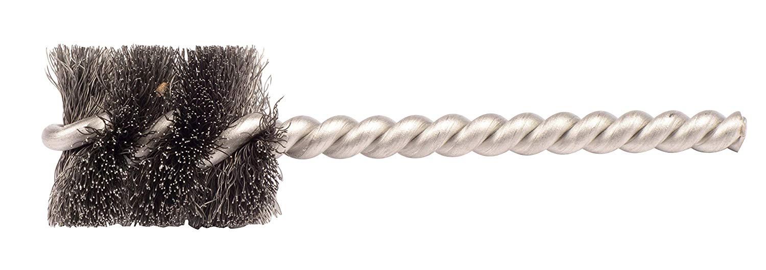 POWER TUBE BRUSH WEILER  SM3/8 X .004 X 1" BL