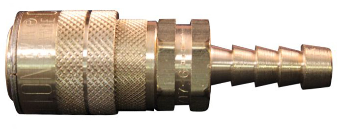 3/8 PUSH ON &amp; LOCK HOSE BARB