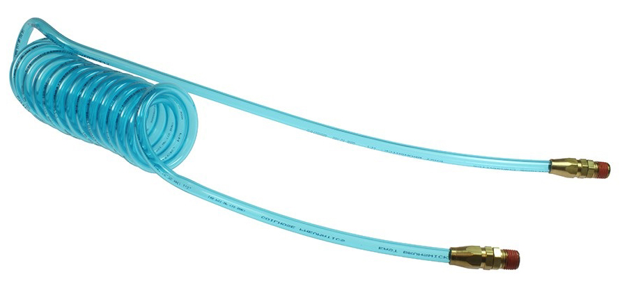 FLEXCOIL 1/4 X 25' TRANSPARENT BLUE