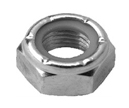 1/4-20 NYLON INSERT JAM NUT ZINC