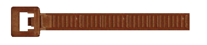 NYT21521 NYLON TIE 3/16 X 7 BROWN