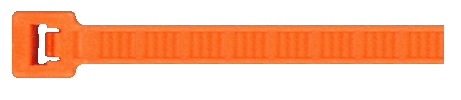 NYT21523 NYLON TIE 3/16 X 7 ORANGE