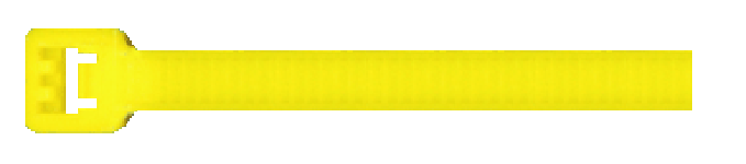 NYT21524 NYLON TIE 3/16 X 7-1/2 YELLOW