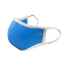 ANATOMICAL FACE MASK / LIGHT BLUE
