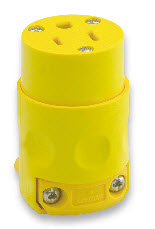 CONNECTOR STRAIGHT 15A NEMA 5-15R 125V