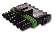 WEATHER PACK CONNECTOR TOWER 6 CONTACTS