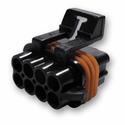 WP 12047937 MP 150 SERIES DELPHI FEMALE CON  8- WAY BLACK
