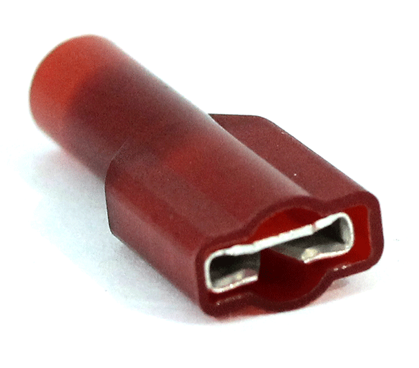 WIRE TERM 22-18 1/4 3M FEM QUICK SLIDE NYLON