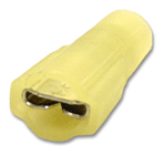 WIRE TERM 12-10 .25 YELLOW FEMALE SLIPON CONN HS
