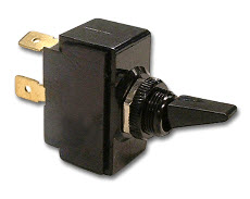 TOGGLE SWITCH BLK NYL 20 AMP