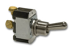 TOGGLE SWITCH METAL ON-OFF 2 SCREWS SPST