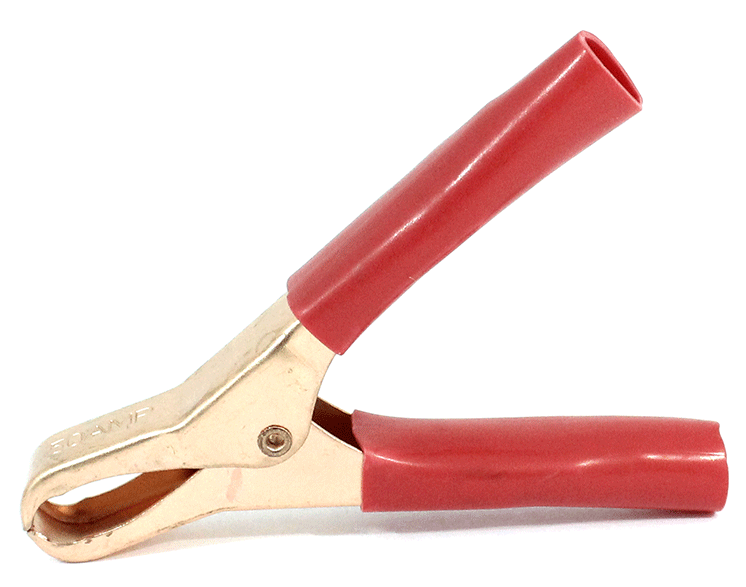 BATTERY CLAMP 50 AMP RED