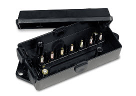 JUNCTION BOX 7 TERMINAL 10-32 THREADED NUTS