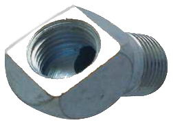 1/8" FEMALE NPT X 1/4"-28 MALE - ALEMITE 45 DEGREE GREASE FITTING