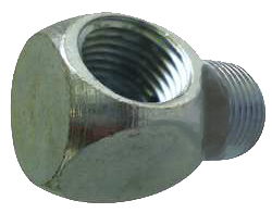 1/8" FEMALE NPT X 1/4"-28 MALE - ALEMITE 90 DEGREE GREASE FITTING