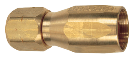 AEROQUIP 3/8 BRASS REUSABLE HYDRAULIC FITTINGS