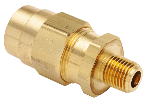 3/8 X1/4P BRASS FITTINGS DOT - AIR HOSE NUT &amp; SLEEVE