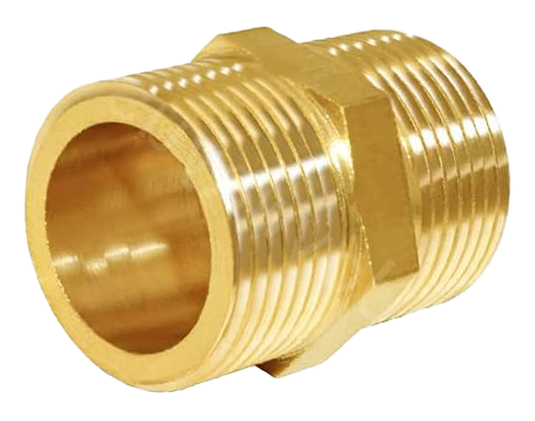 3/4 BRASS FITTINGS - HEX NIPPLES