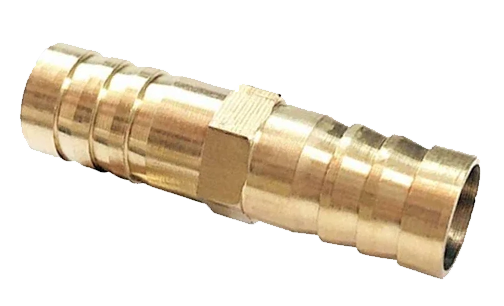 BRASS PUSH ON HOSE MENDER 5/8