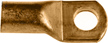 RING TERMINAL, 4 AWG, #10 STUD, NON-INSULATED, BRAZED