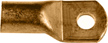 RING TERMINAL, 6 AWG, 1/2 STUD, NON-INSULATED, BRAZED