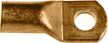 RING TERMINAL, 4 AWG, 1/2 STUD, NON-INSULATED, BRAZED