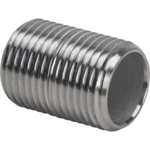 STAINLESS STL CLOSE NIPPLE 3/4