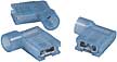 WIRE TERM FLAG 16-14 BLUE HEAT SHRINK